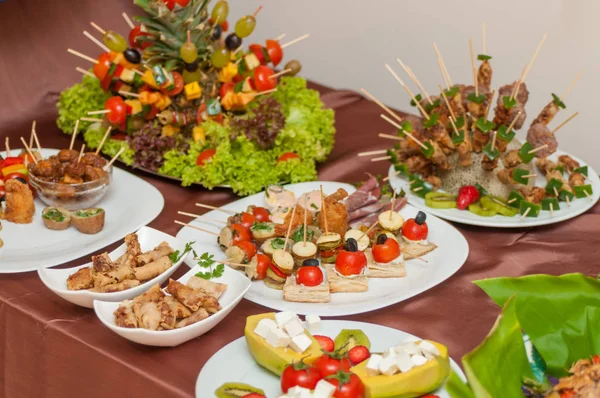 Kleurrijke Thaise Keuken Het Feest — Stockfoto