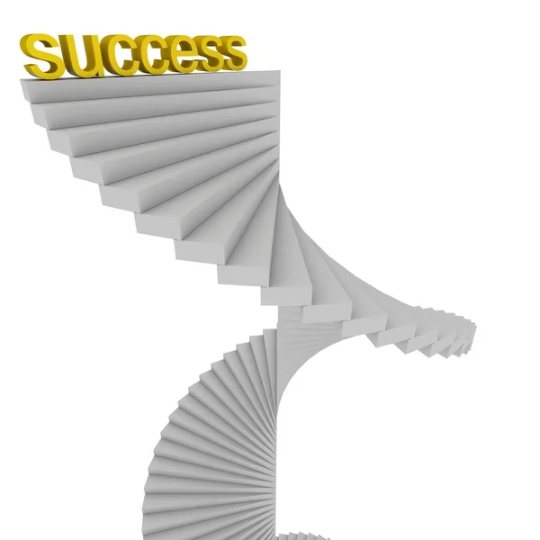Шаги Успеху Фон Изображения Успешной Лестницы Концепт Картинка Иллюстрация — стоковое фото