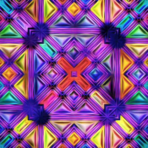 Textura perfecta de la ilustración brillante colorida del patrón de la abstracción —  Fotos de Stock