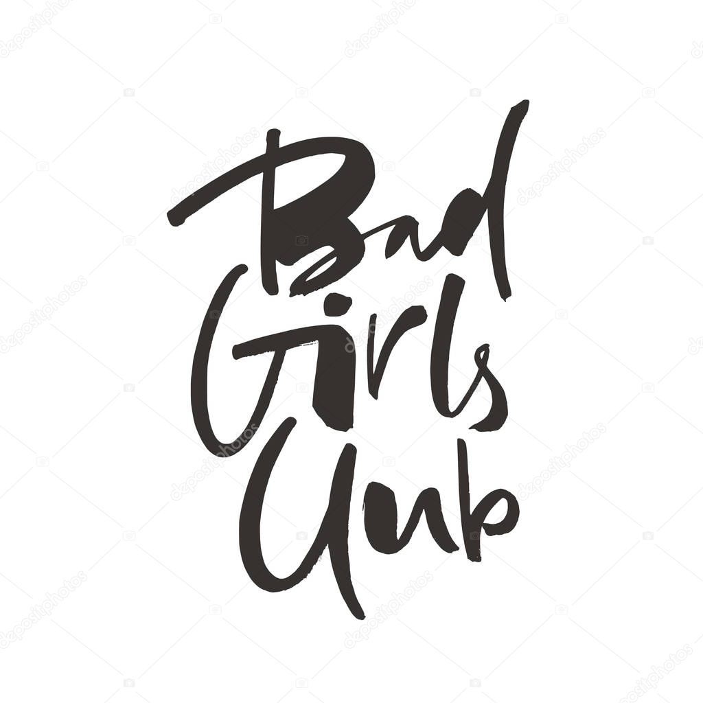 Bad girls club lettering