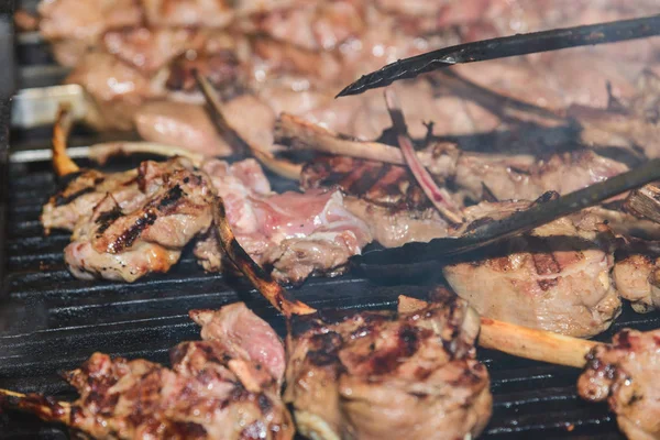 Espetos Carne Espetos — Fotografia de Stock