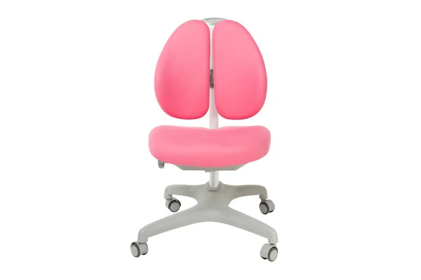 Soft Pink Armchair White Background — Stock Photo, Image