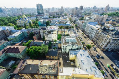 Kiev şehrinin hava görünümünü 06/23/2018