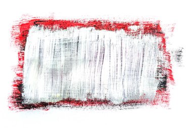 Soyutlama arka plan arka plan üzerinde beyaz renkli boyalar üreten dikdörtgen desen izole. Yatay çerçeve