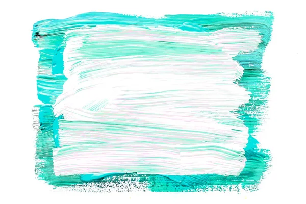 Abstração Para Fundo Padrão Retangular Tintas Multicoloridas Fundo Isolado Branco — Fotografia de Stock