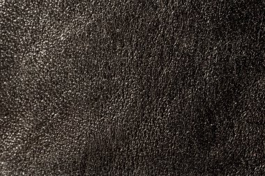 Siyah deri doku arka plan yüzeyi. Yatay çerçeve