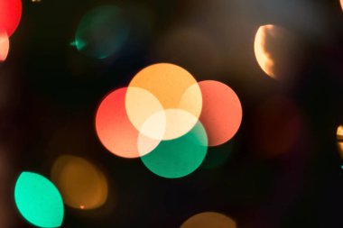 soyutlama, bokeh renk ışık. Yatay çerçeve