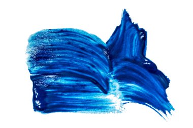 Soyutlama arka plan üzerinde beyaz bir mavi boya çizim arka plan, tüm çerçeve izole. Yatay çerçeve