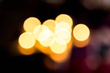 soyutlama arka planda. yuvarlak bulanık renkli ışıklar. Yatay çerçeve