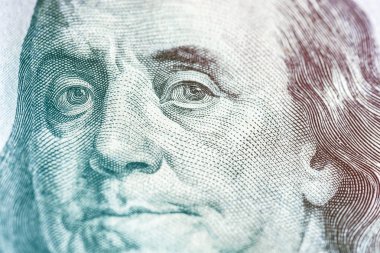 bize ulusal para birimi yüz dolar kapatın. Yatay çerçeve