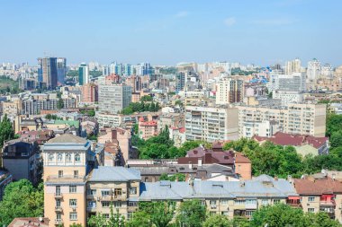 Kiev şehrinin hava görünümünü 06/23/2018