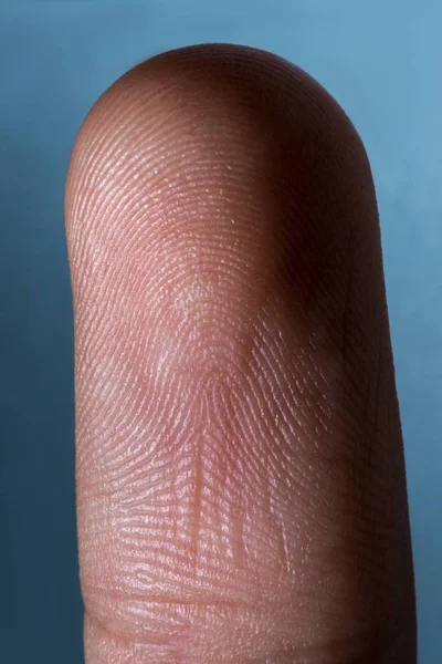 Μια Εικόνα Από Ανθρώπινο Δάχτυλο Από Κοντά — Φωτογραφία Αρχείου