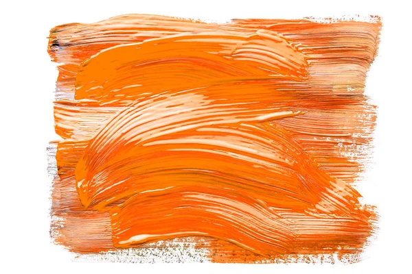 Háttérben Absztrakció Orange Festék Fehér Téglalap Alakú Mintát Elszigetelt Háttér — Stock Fotó