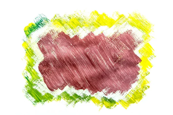 Abstraktion För Bakgrunden Isolerade Rektangulära Mönster Mångfärgade Färger Vit Bakgrund — Stockfoto