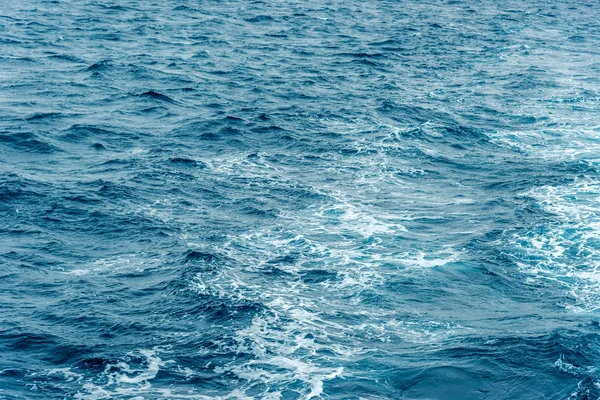 Texture blu mare o oceano acqua cornice completa — Foto Stock