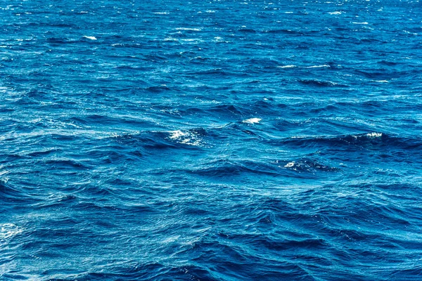 Textur blå havet eller ocean vatten fullformat — Stockfoto