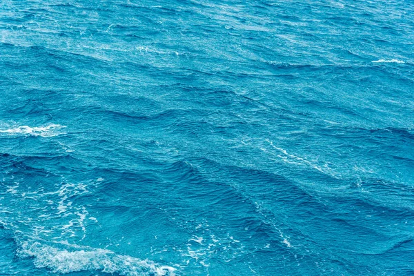 Texture blu mare o oceano acqua cornice completa — Foto Stock