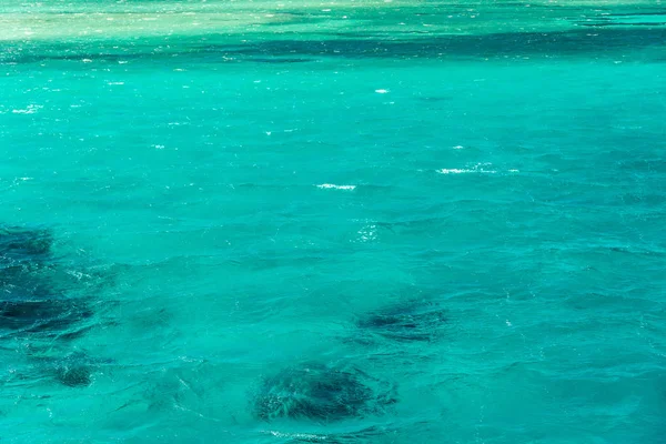 Textura mar azul ou mar moldura cheia de água — Fotografia de Stock