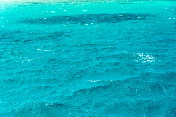 Texture blu mare o oceano acqua cornice completa — Foto Stock