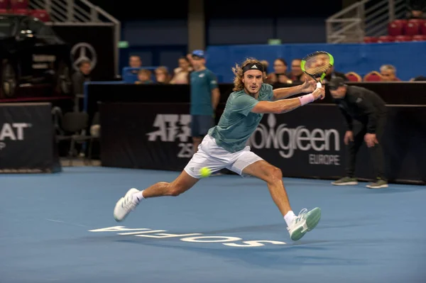 ソフィア 2019 ステファノス Tsitsipas Gre はソフィア ブルガリアのソフィア オープン Atp トーナメントで — ストック写真