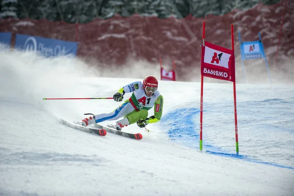 Bansko Bulgaria Febrero Zan Kranjec Slo Compitiendo Audi Fis Alpine — Foto de Stock