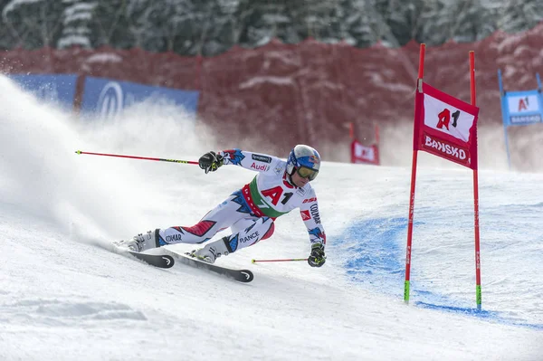 Bansko Bulgarien Februari Alexis Pinturault Fra Tävlar Audi Fis Alpine — Stockfoto