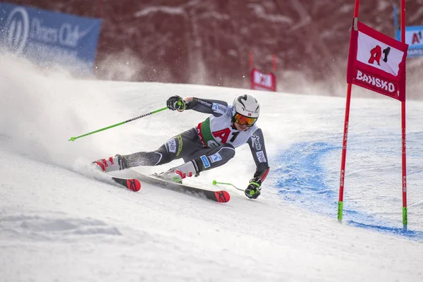 Bansko Bulgarie Février Henrik Kristoffersen Nor Prend 1Ère Place Slalom — Photo