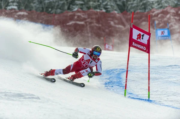 Μπάνσκο Βουλγαρία Φεβρουαρίου Marcel Hirscher Aut Ανταγωνίζονται Audi Fis Αλπικού — Φωτογραφία Αρχείου