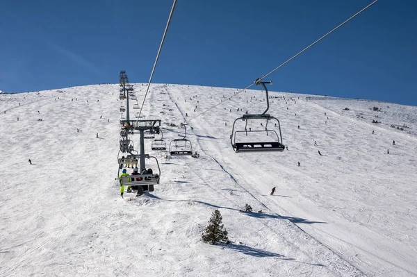 Ski resort slope — Stock Photo, Image