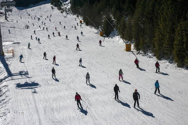 Ski resort slope — Stock Photo, Image