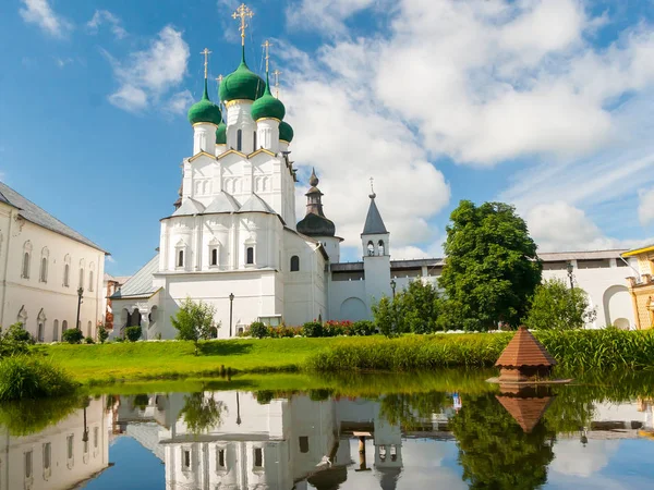 Rostovská Kreml Letním Dni Zlatý Kruh Ruska — Stock fotografie