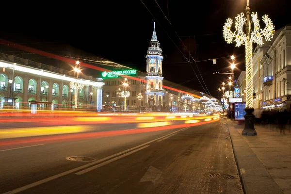 Petersburg Russland Januar 2017 Neujahrsdekoration Der Stadt Während Der Weihnachtsfeiertage — Stockfoto