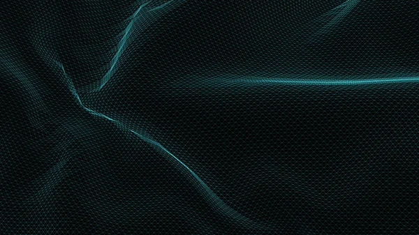 Güzel bir renk Soyut Dijital fraktal desenle 3d render