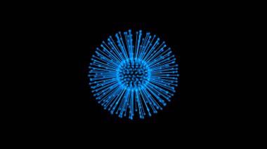 Mavi arka plan 3d render