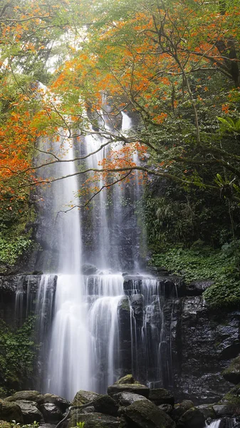 Herbst Yunshen Wasserfall Sanxia District Der Stadt New Taipeh New — Stockfoto