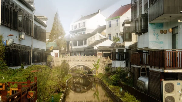 Shanghai China Oct 2018 Jinshanzui Fishing Village Earliest Fishing Village — Stock Photo, Image