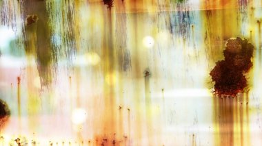 Paslı metal doku, eski demir yüzey ile eski püskü kırık boya ve çizikler boyalı