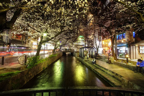 Kyoto Japan März 2015 Japans Kirschblütensaison Kyoto Anfang März Jedes — Stockfoto