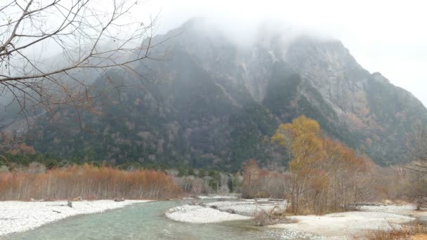 Kamikochi Nationaal Park Het Noorden Van Japan Alpen Van Nagano — Stockvideo