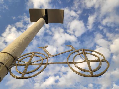 Taipei Dadaocheng Ferry Terminal, Tayvan - 14 Haziran 2019: Güzel Dadao Wharf Danshui nehrin kıyısında yer alır. Gün batımında, güneşin tadını çıkarmak için birçok turistlerin ilgisini çekmektedir.