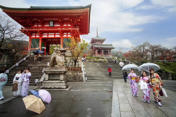 Kiyomizu Dera Templom Japán 2013 November Kiyomizu Dera Templom Szentélye — Stock Fotó
