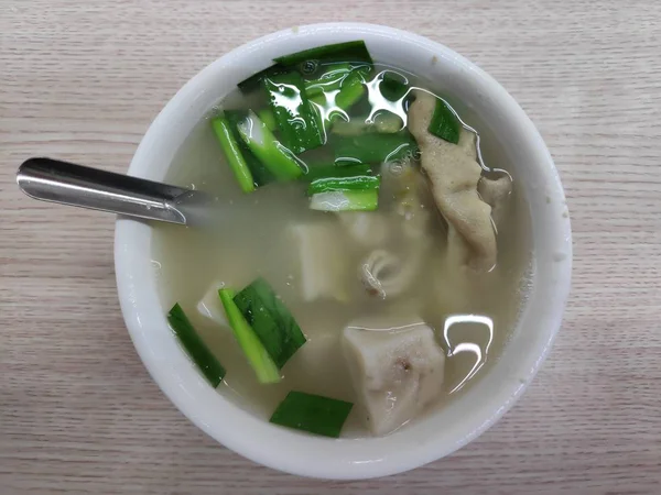 Very delicious clam soup, Chiayi, Taiwan — Stock Image Very delicious clam soup, Chiayi, Taiwan Stock Image