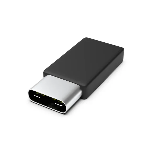 Иконка USB 4 изолирована на белом фоне — стоковое фото