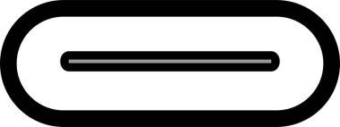 Beyaz arka plan üzerinde izole Usb4 kablo 3D render