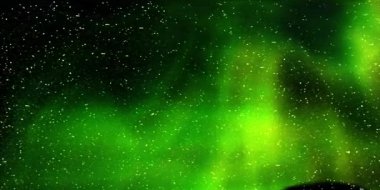 güzel aurora ile 3D render başlangıç arkasında temizleyin