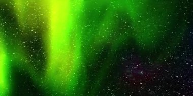 güzel aurora ile 3D render başlangıç arkasında temizleyin