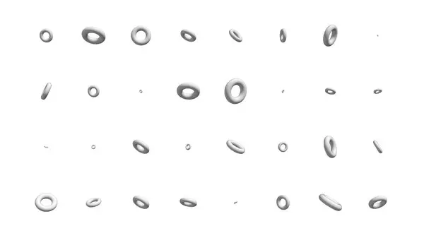 3d representación de fondo abstracto islado con blanco —  Fotos de Stock