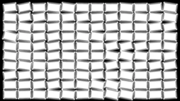 Kontur kare sembolleri ile halftone dizi halinde düzenlenir — Stok fotoğraf