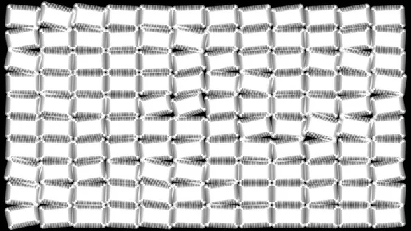 Kontur kare sembolleri ile halftone dizi halinde düzenlenir — Stok fotoğraf