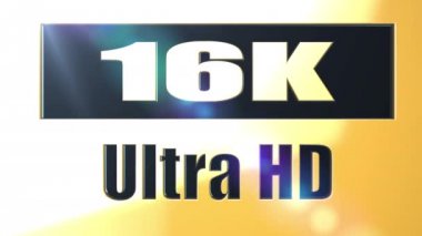 16k 3d render - ekran çözünürlüğü - bilgisayar oluşturulan görüntü